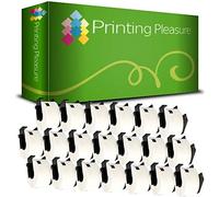 20 x DK11208 Etiquetas Compatible con Brother P-Touch QL-500 QL-570 QL-650 QL-700 QL-720 QL-800 QL-810 QL-820 QL-1100 QL-1110N | 38mm x 90mm | 400 Etiquetas por Rollo | Etiquetas de dirección, Papel