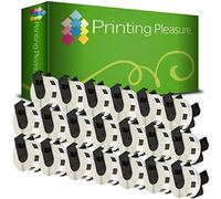 20 x DK11221 Etiquetas Compatible con Brother P-Touch QL-500 QL-570 QL-700 QL-720NW QL-800 QL-810W QL-820NWB QL-1100 QL-1110NWB | 23 x 23mm | 1000 Etiquetas por Rollo | Etiquetas Cuadrado, Papel