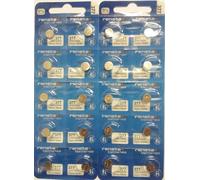 20 x Genuino Renata 377 SR 626 SW Reloj de Pulsera de Descarga Baja Plata 1.55v Pilas de óxido de óxido de