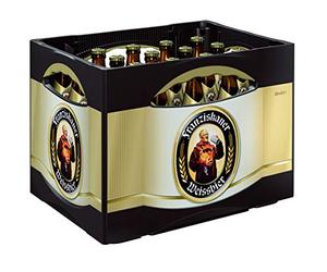 20 x levadura de cerveza Franziskaner blanco naturaleza nublada 0,5l 5,0% vol. caso original