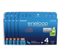 20 X Panasonic eneloop Aa 2000mAh Baterías Recargable BK-3MCCE Recipientes Caja