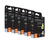 20 X Panasonic Eneloop PRO Baterías AA Recargables 2500mAh HR6 Ni-MH BK-3HCDE