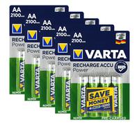 20 X Varta AA 2100mAh Baterías Recargables Ni-MH 1.2V HR6 LR6 Stilo Accu Power