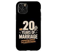 20 Year Of Marriage - I survived 20 years of marriage Carcasa para iPhone 11 Pro