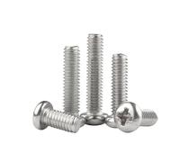 200/100/50 Uds M1 M1.2 M1.4 M1.6 M1.7 M2 M2.5 M3 M3.5 M4 M5 304 tornillos de cabeza plana empotrada en cruz de acero inoxidable(40mm,M4 (20pcs))