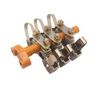 200-225 Colector de anillo conductor cobre deslizante ID 85 OD 140 alto 125 llave 16 ancho 18MM(3 Ring brush frame complete group)