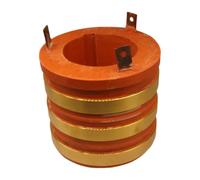 200-225 Colector de anillo conductor cobre deslizante ID 85 OD 140 alto 125 llave 16 ancho 18MM(Individual fixing rod diameter 20 long 180MM)