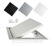 200 250 300 350 500 650mm Panel De Acceso De Aluminio Oculto Para Techo Trampilla Pladur, Puerta De Inspección De Pared Y Techo Para Ático Y Paneles De Yeso(Blanca,600x700mm)