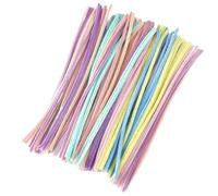 200/300/500 Uds. Tallos de chenilla tira hilo alambre tela fieltro Multicolor suministros hechos a mano DIY Para Artesanales(Mix color 2,200 pcs)