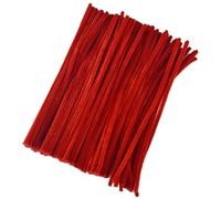 200/300/500 Uds. Tallos de chenilla tira hilo alambre tela fieltro Multicolor suministros hechos a mano DIY Para Artesanales(Wine red,200 pcs)