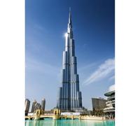 200 (35 x 25 cm) Puzzles para adultos y niños, Puzzles de paisaje Dubai Burj Khalifa, Juguetes de juego de rompecabezas de desafío familiar