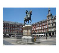 200(35x25cm) Piezas de Puzzles para Adultos, Puzzles Plaza Mayor en Madrid, España, Juegos de Puzzle para Jóvenes Regalos Juguetes