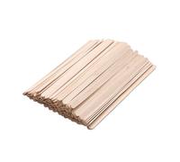 200/500/1000 varillas de depilación para cejas, espátulas de cera para cara, aplicador de madera, palitos desechables para depilación de labios, nariz, herramienta de belleza (140 x 6 x 1,3 mm) (1000