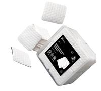 200/500 piezas de algodón avanzado para el cuidado de las uñas, estructura innovadora que reduce el uso de líquidos, fuerte poder de eliminación para los usuarios, removedor de pulido fuerte