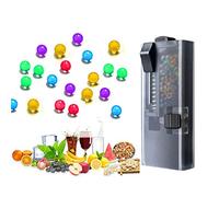 200/600 unidades de cápsulas de mentol saborizantes y cápsulas de cigarrillos, accesorios para fumar cigarrillos, cuentas mixtas y 1 cuentas de explosión, para reacondicionamiento emergente