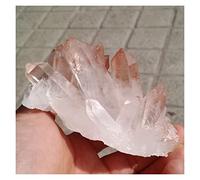 200-800g Cúmulo de cristal rojo natural Piedra original Cristal de cuarzo Espécimen Roca Piedra preciosa cruda Reiki Decoración decoración de la habitación (Color : About 300g)