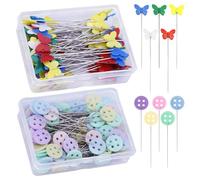 200 agujas de sastre, accesorios de colcha, accesorios de bricolaje, agujas de colcha, agujas de costura para costura, agujas de mariposa (multicolor)