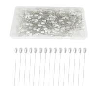 200 alfileres con forma de lágrima y perlas de 5,5 cm de largo, para decoración de flores de boda, manualidades de costura