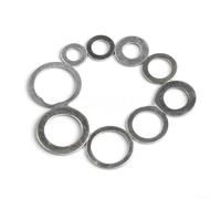 200 arandelas de sellado de aluminio DIN988 certificadas kit de juntas resistentes a altas temperaturas para accesorios de fontanería y montaje de maquinaria (D)