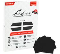 200 Artemis Standard Size Black Card Mangeave - Mangas de mazo mate - Protectores de cartas Compatibles con Pokemon Magic: The Gathering (mangas