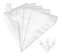 200 bolsas de glaseado desechables, bolsas de glaseado medianas, bolsas de pastelería de plástico, bolsas transparentes para pasteles, postres, galletas, decoración de hornear (12 pulgadas)