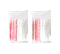 200 bolsas de plástico autosellantes para almacenamiento de cubos de zapatos transparentes de 5 cm (transparentes, talla única)