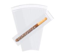 200 bolsas de pretzel autoadhesivas de 2 x 10 pulgadas, bolsas de celofán autosellantes, bolsas individuales de prezetels, bolsas seguras para alimentos, para chocolate, caramelos, galletas