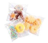 200 bolsas transparentes autosellantes para galletas, bolsas de galletas para regalar de 4 x 4 pulgadas, bolsas de galletas autoadhesivas con sello, bolsas de plástico resellables, bolsas de ahorro de