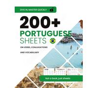 200+ Brazilian Portuguese verb, conjugation & vocabulary sheets: Graphs, worksheets and patterns to take your Portuguese to the next level