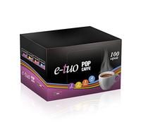 200 cápsulas POP CAFFE' E-TUO 1 intenso compatibles con Flor Fior, Él Espresso y Mitaca MPS