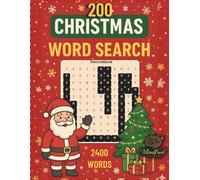 200 Christmas Wordsearch Puzzles for Adults: Christmas & Winter Themes for teens & young adults- Progressive easy, medium and har Levels, Solutions Included