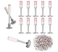 200 clavos de 7,3 mm for pistola clavadora, clavos de cabeza redonda, diámetro for techos, hormigón, cielorrasos y diversas instalaciones, ocultamiento de cables.(42mm)