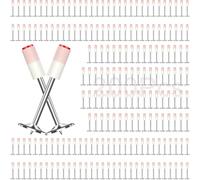 200 clavos de pistola de clavos para pistola de clavos de hormigón de 7,3 mm, clavos de acero manual para paredes de hormigón, para instalación de techo/instalación de accesorios/ocultador de cables