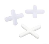 200 clips cruzados espaciadores de azulejos, clips de nivelación de azulejos, sistema espaciador de azulejos de plástico PES para colocación profesional de suelos y paredes, espaciado ajustable de 1 a