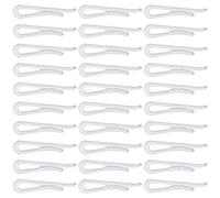 200 Clips de cocodrilo de plástico para Prendas de Vestir con Dientes Transparentes para Corbatas, Calcetines, Pantalones y Camisas