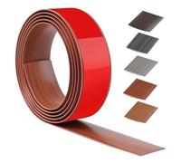 200 cm X 4 cm Tira divisoria de puerta de piso Autoadhesivo,PVC Tira de umbral Para Cocina,Sala De Estar O Bañ,Transición para Suelo Para Unir Huecos De Suelo O Baldosas(Grano De Madera De Nogal)