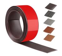 200 cm X 5 cm Tira divisoria de puerta de piso Autoadhesivo,PVC Tira de umbral Para Cocina,Sala De Estar O Bañ,Transición para Suelo Para Unir Huecos De Suelo O Baldosas(Nogal Negro)