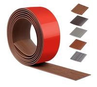 200 cm X 5 cm Tira divisoria de puerta de piso Autoadhesivo,PVC Tira de umbral Para Cocina,Sala De Estar O Bañ,Transición para Suelo Para Unir Huecos De Suelo(Grano De Madera De Teca Tailandesa)