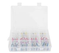 200 conectores de soldadura, conectores de empalme termorretráctiles impermeables con sellado de doble pared, manguito de soldadura aislado para cableado marino y automotriz