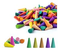 200 conos de incienso de variedad natural, madera de agar, jazmín, ajenjo, lavanda, magnolia, lirio, rosa, menta, limón para purificación de meditación