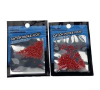 200 cuentas de ayuda giratoria en forma de cruz con diseño de doble agujero para aparejos SABIKI y otros arreglos complejos de líneas de pesca, antiabrasión (1,5 mm)