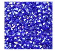 200 cuentas de cristales biconos AAA 3 mm for hacer pulseras sueltas, accesorios for joyas(310 Dark blue)