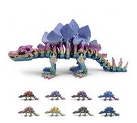 200 Dinosaurio Articulado Stegosaurus de Juguete Grande. Dinosaurios Juguetes Niños 5 Años. Juegos De Dinosaurios. Figuras Decoración. Muñecos y Figuras Articulados. Figuras para Set up. Tamaño L