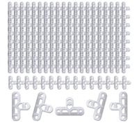 200 espaciadores multiusos de 10 mm para pared y cubierta de ladrillo para sistemas de nivelación con diseños claros, espaciadores de azulejos fáciles de usar