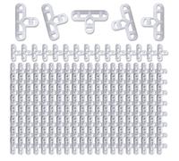 200 espaciadores multiusos de 10 mm para pared y cubierta de ladrillo para sistemas de nivelación con diseños claros, espaciadores de azulejos fáciles de usar
