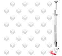 200 esponjas Ombre para uñas, pincel de esponja para decoración de uñas, para decoración de uñas, esponjas suaves para ombre, se puede utilizar para crear diferentes colgantes de uñas (plata)