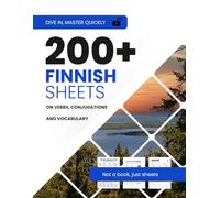 200+ Finnish verb, conjugation & vocabulary sheets: Graphs, worksheets and patterns to take your Finnish to the next level