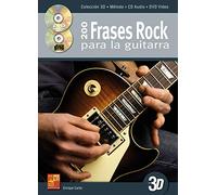 200 frases rock para la guitarra en 3D - 1 Libro + 1 CD + 1 DVD