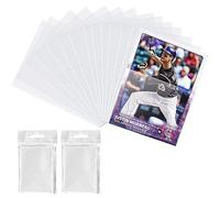 200 fundas transparentes para tarjetas blandas, tamaño estándar 66 x 91 mm, protección contra la corrosión, protección ultraclara para tarjetas de juego, tarjetas de baloncesto y mini fotos, Pokemon,