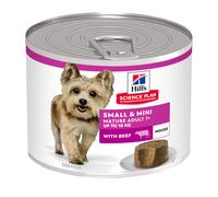 Hill's Adulto Maduro 7+ Small & Mini - Alimento en mousse para perros de tamaño mini y pequeño - Vaca - Cantidad: 200 g